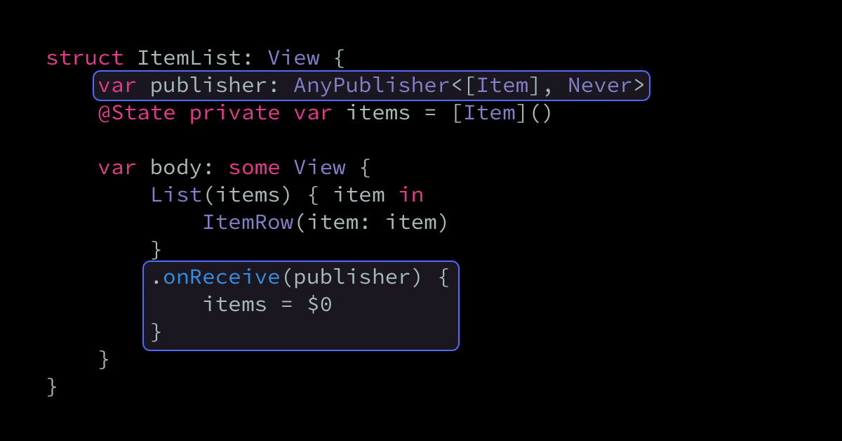 Observing Combine publishers in SwiftUI views | Swift by Sundell